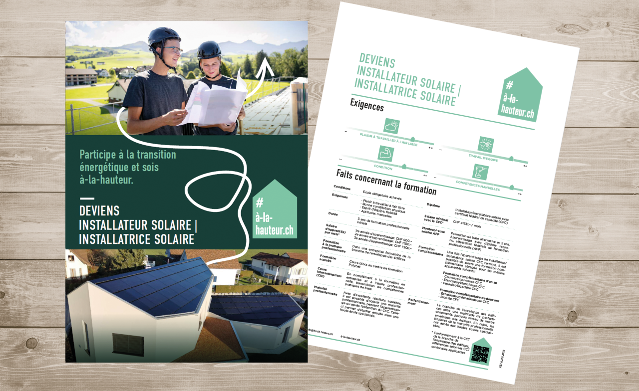 Factsheet Solarinstallateur hoch-hinaus